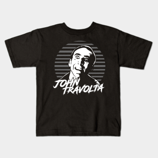 Nicolas Cage Kids T-Shirt - John Travolta by Absolem Studio